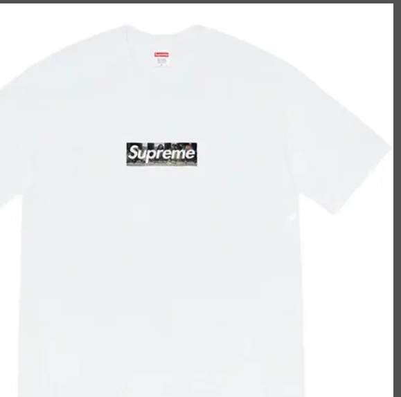 Box Tee 21ss White XL S M Logo L Milan 0513